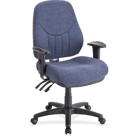 Lorell Bailey High-Back Multi-Task Chair, Blue LLR81101